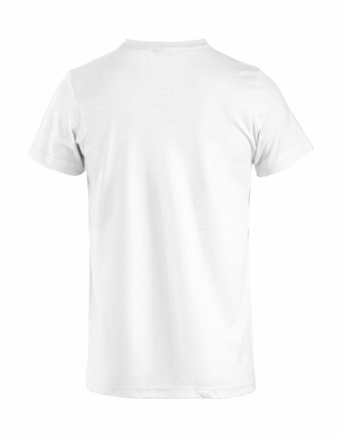 Basic t-shirt hvit bak