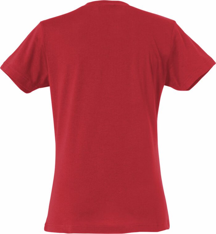 Basic t skjorte rød bak
