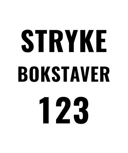 Strykebokstaver trix sort