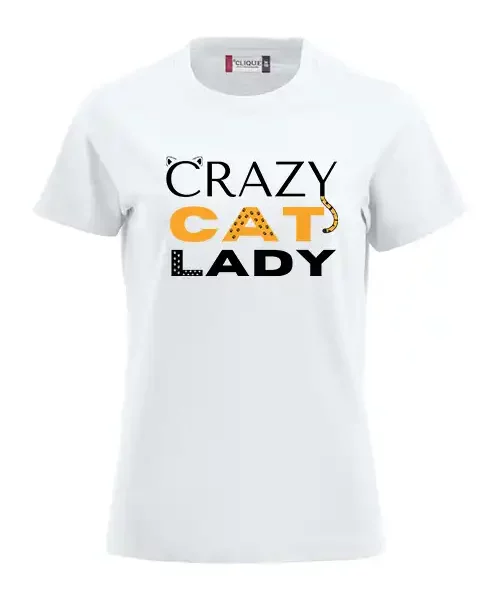 Crazy cat lady grå
