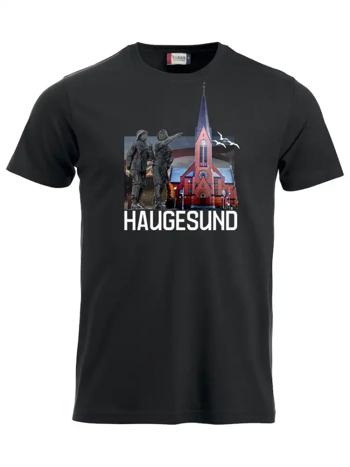 Haugesund sentrum t skjorte sort